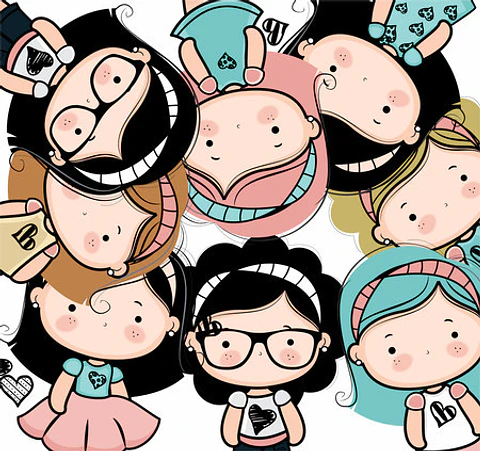 Kit Digital Meninas 6 - Boneca Digital