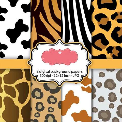 Kit Digital Animal Print 1