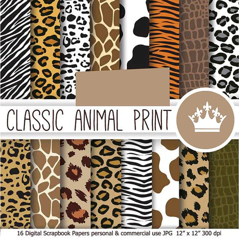 Kit Digital Animal Print 7