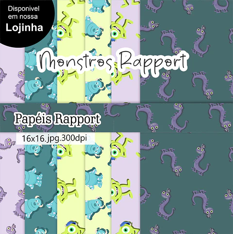 Kit Digital Monstros SA - Boneca Digital 