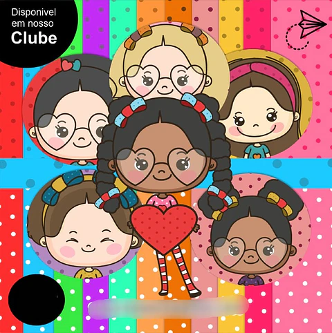 Kit Digital Poa Clube - Boneca Digital