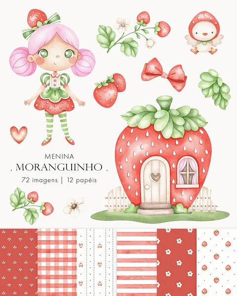 Kit Digital Moranguinho 