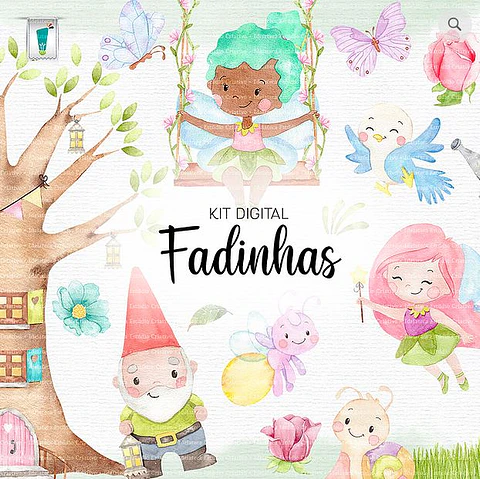 Kit Digital Fadinhas 