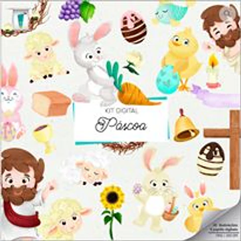 Kit Digital Páscoa 