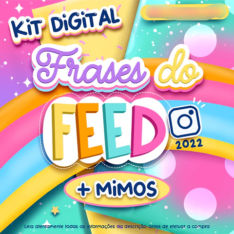 Kit Digital Frases do Feed 2022