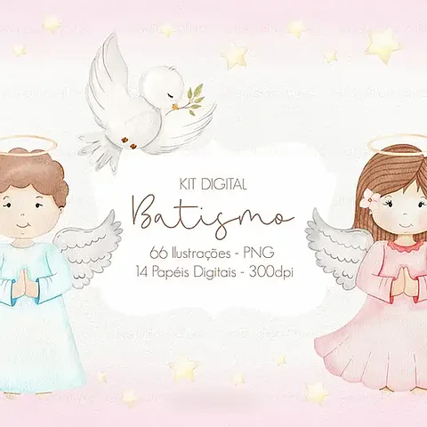 Kit Digital Batismo