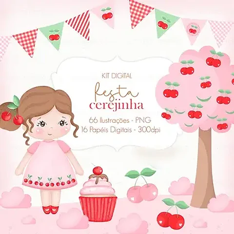 Kit Digital Festa Cerejinha 