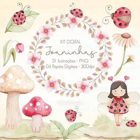 Kit Digital Joaninhas 