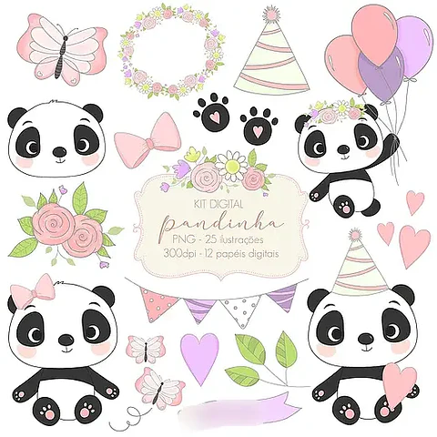 Kit Digital Pandinha 