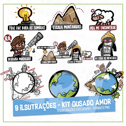 Kit Digital Ousado Amor 