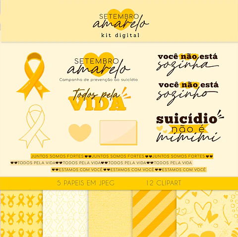 Kit Digital Setembro Amarelo