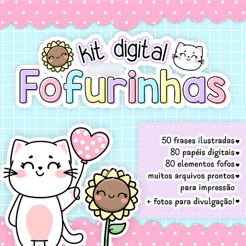 Kit Digital Fofurinhas 