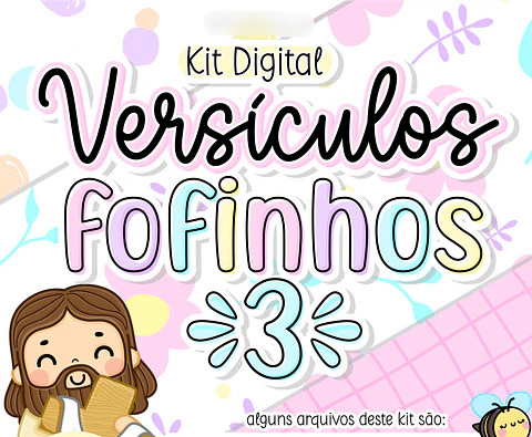 Kit Digital Versículos Fofinhos 3