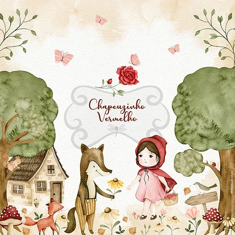 Kit Digital Chapeuzinho Vermelho