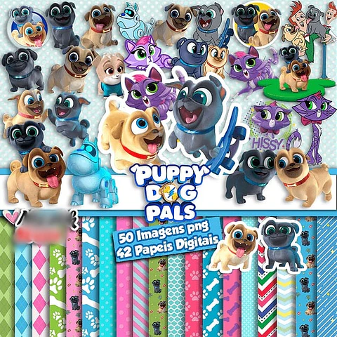 Kit Digital Puppy Dog Pals