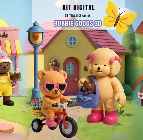 Kit Digital Bobbie Goods 3D 