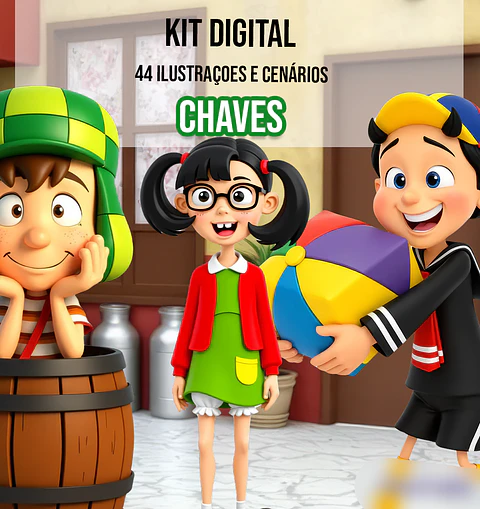 Kit Digital Turma do Chaves 