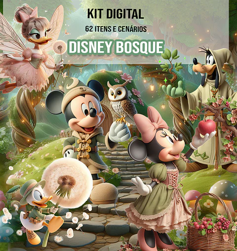 Kit Digital Disney Bosque 