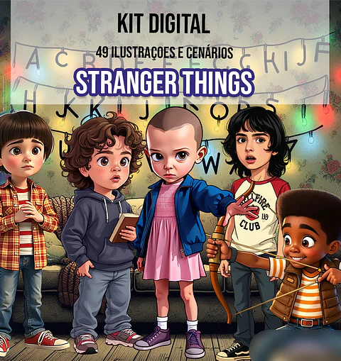 Kit Digital Stranger Things 