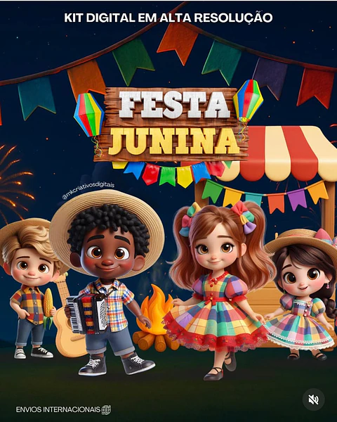 Kit Digital Festa Junina 