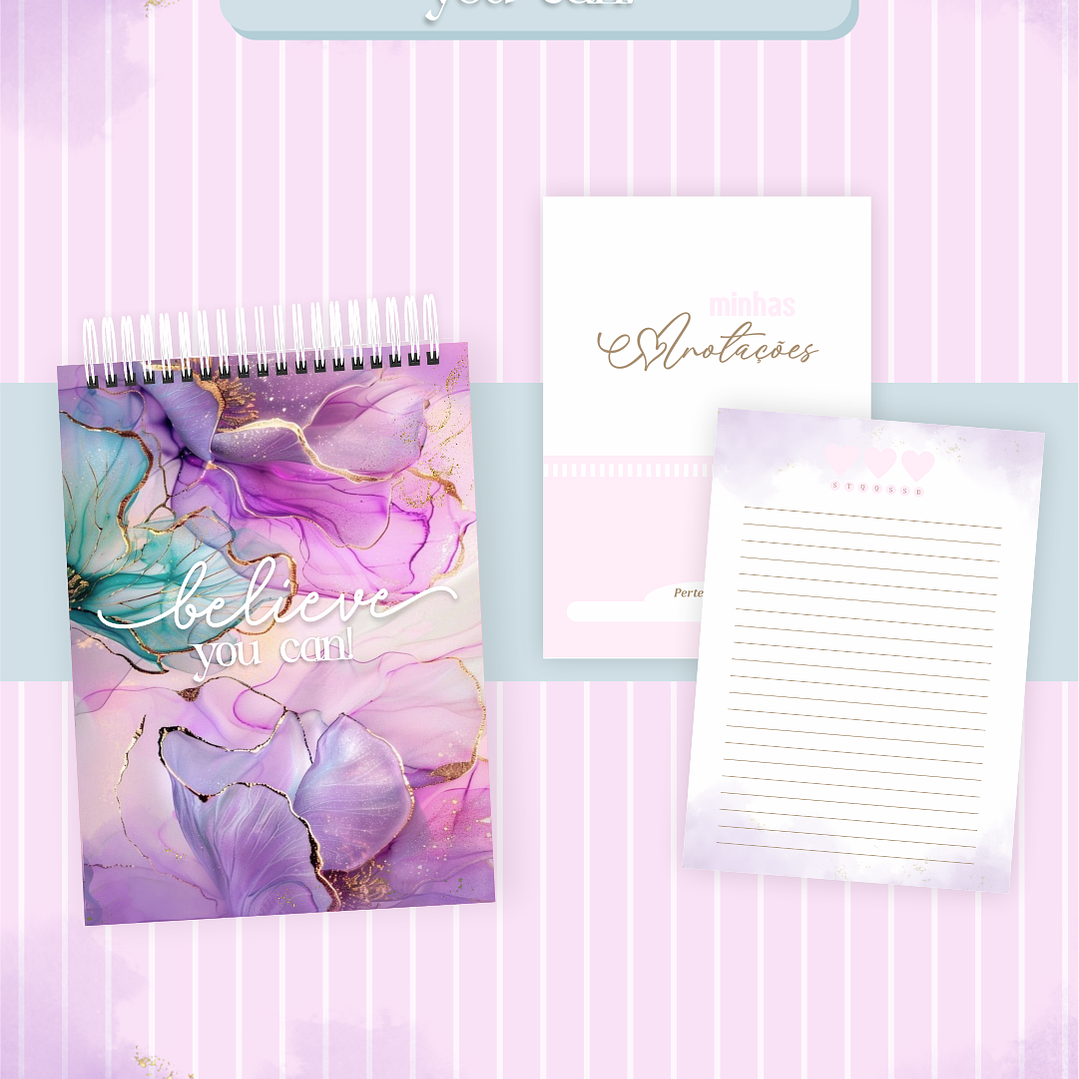 Arquivo Agenda Believe You Can - Pamella  5