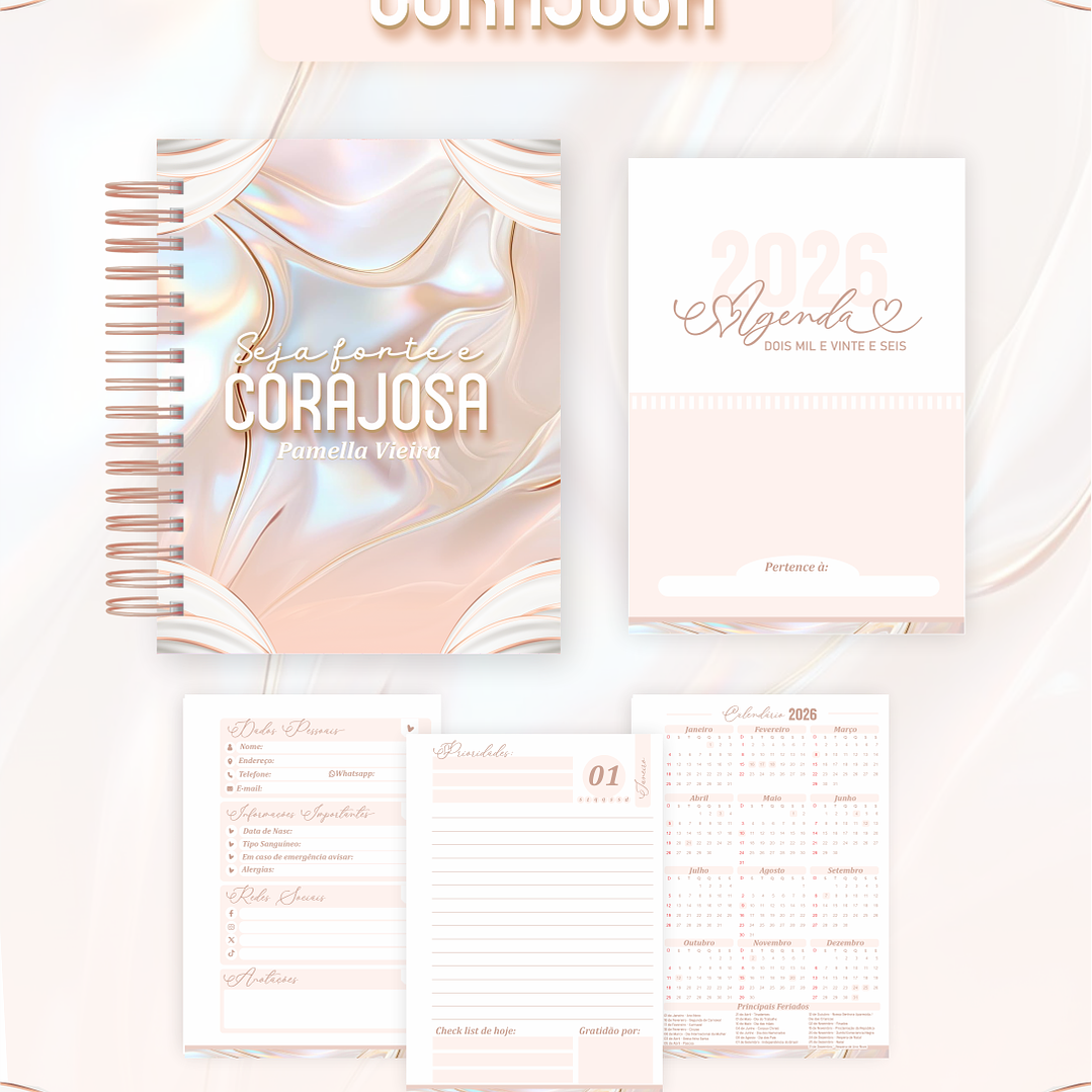 Arquivo Agenda Seja Forte e Corajosa - Pamella  2