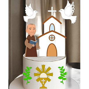 Arquivo Topo de Bolo Frei Gilson - Virna 