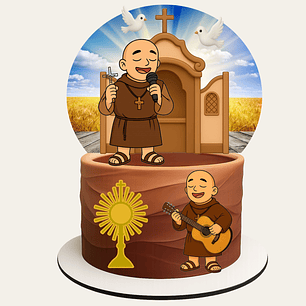 Arquivo Topo de Bolo Frei Gilson - Virna 