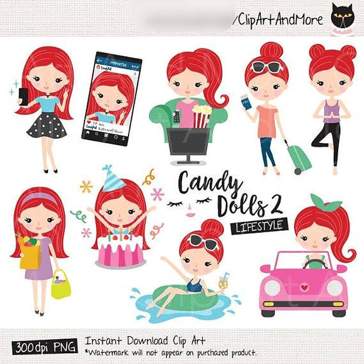 Kit Digital Lifestyle Cabelo Vermelho 2 1