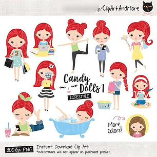 Kit Digital Lifestyle Cabelo Vermelho 2