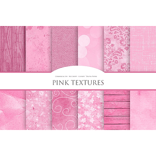 Kit Digital Papéis Rosa