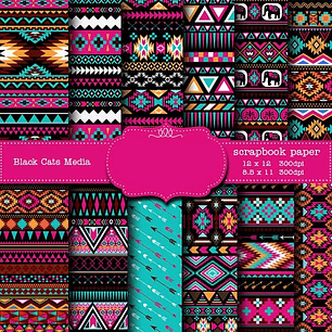 Kit Digital Papéis de Àlbum de Recortes