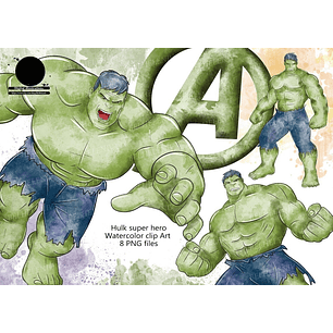 Kit Digital  Super-Herói Hulk