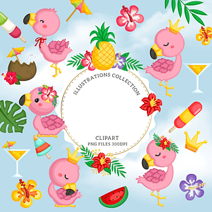 Kit Digital Flamingo