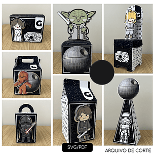 Arquivo de Corte Star Wars 15 - Mimos Digitais 