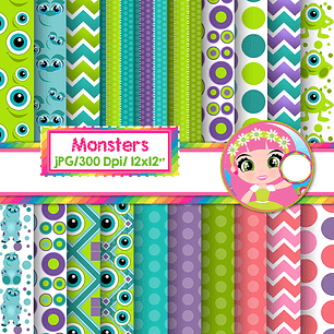 Kit Digital Papéis Monster SA