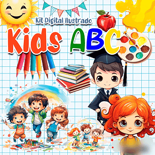 Kit Digital ABC Kids - Ilustradeb 