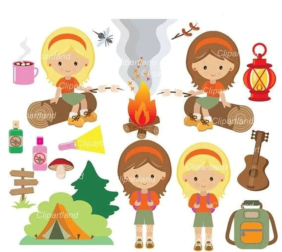 Kit Digital Acampamento das Garotas  1