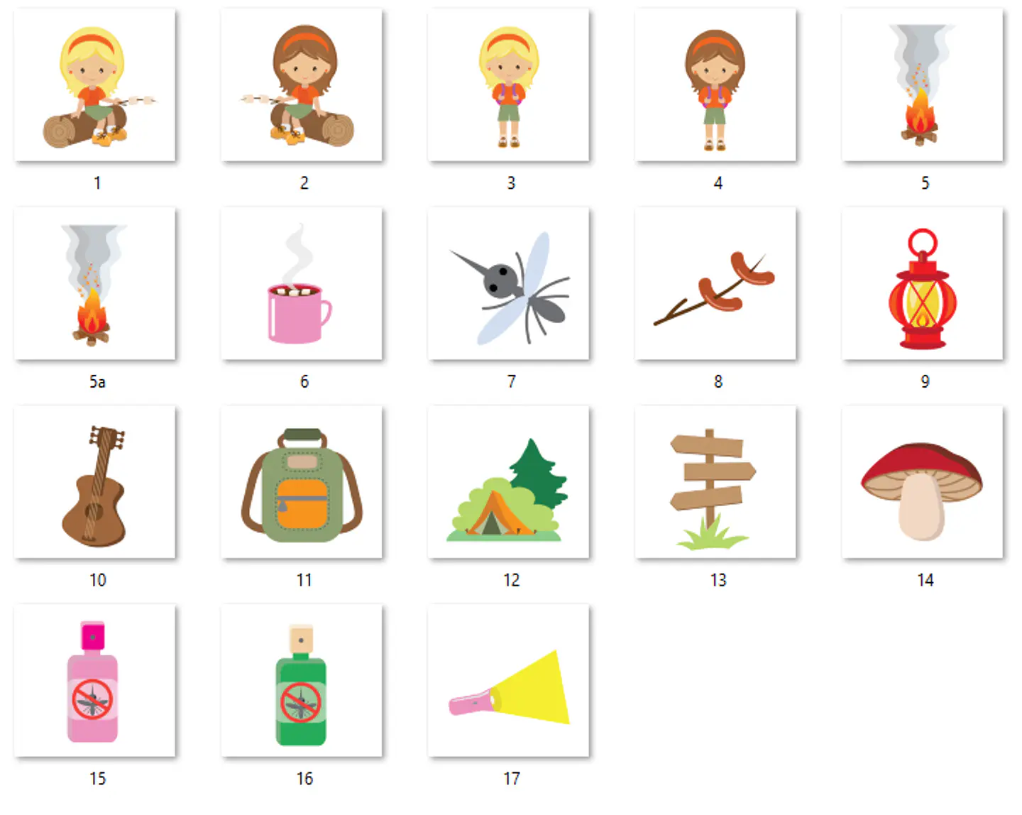 Kit Digital Acampamento das Garotas  2