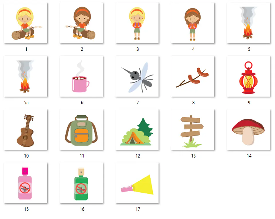 Kit Digital Acampamento das Garotas  2