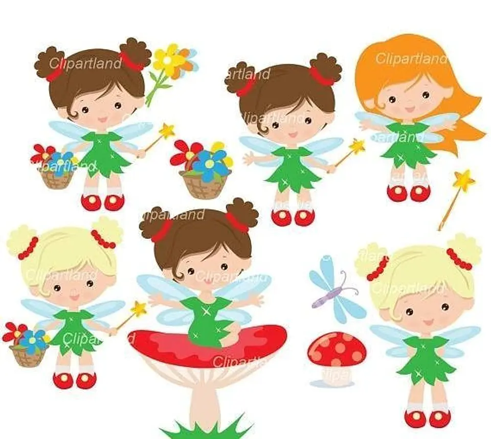 Kit Digital Fadinhas da Terra  1