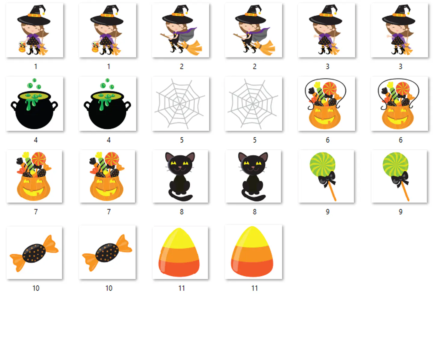 Kit Digital Halloween Bruxinhas  2