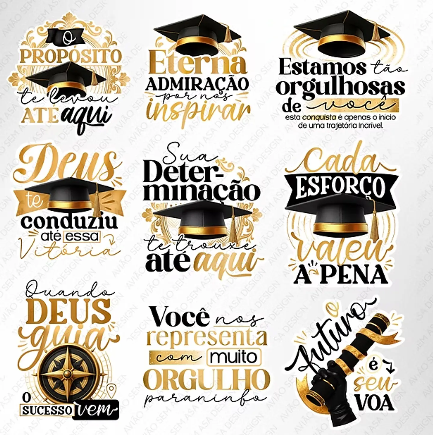 Arquivo Coleção Canecas Formatura - Avião Sem Asa 2