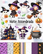 Kit Digital Halloween Noite Assombrada - Balloon Criativo - Thumbnail 1