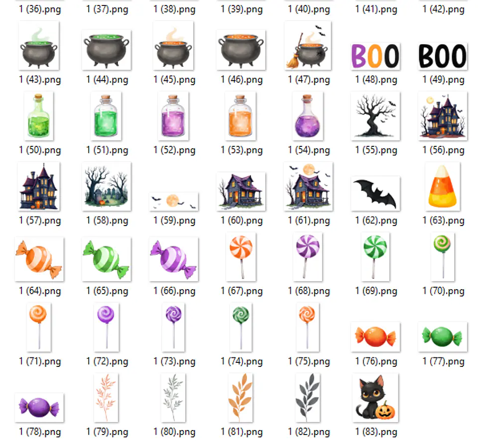 Kit Digital Halloween Noite Assombrada - Balloon Criativo 2