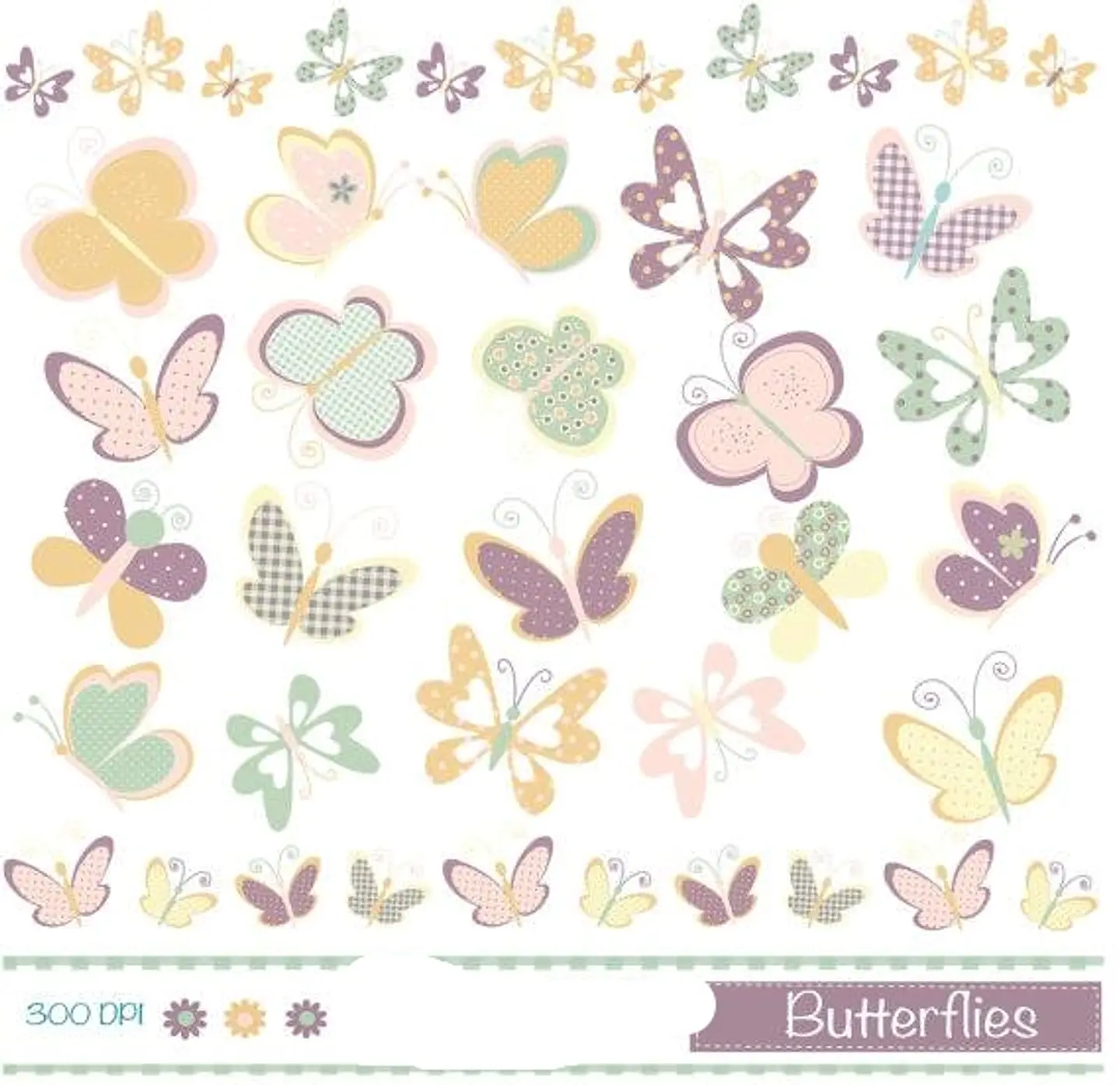 Kit Digital Borboletinhas  1
