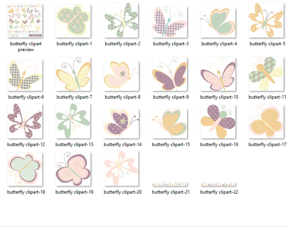 Kit Digital Borboletinhas  2