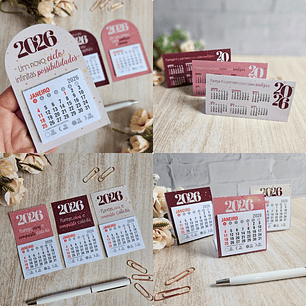 Arquivo Kit Calendário 2026 - Bella Ideia 
