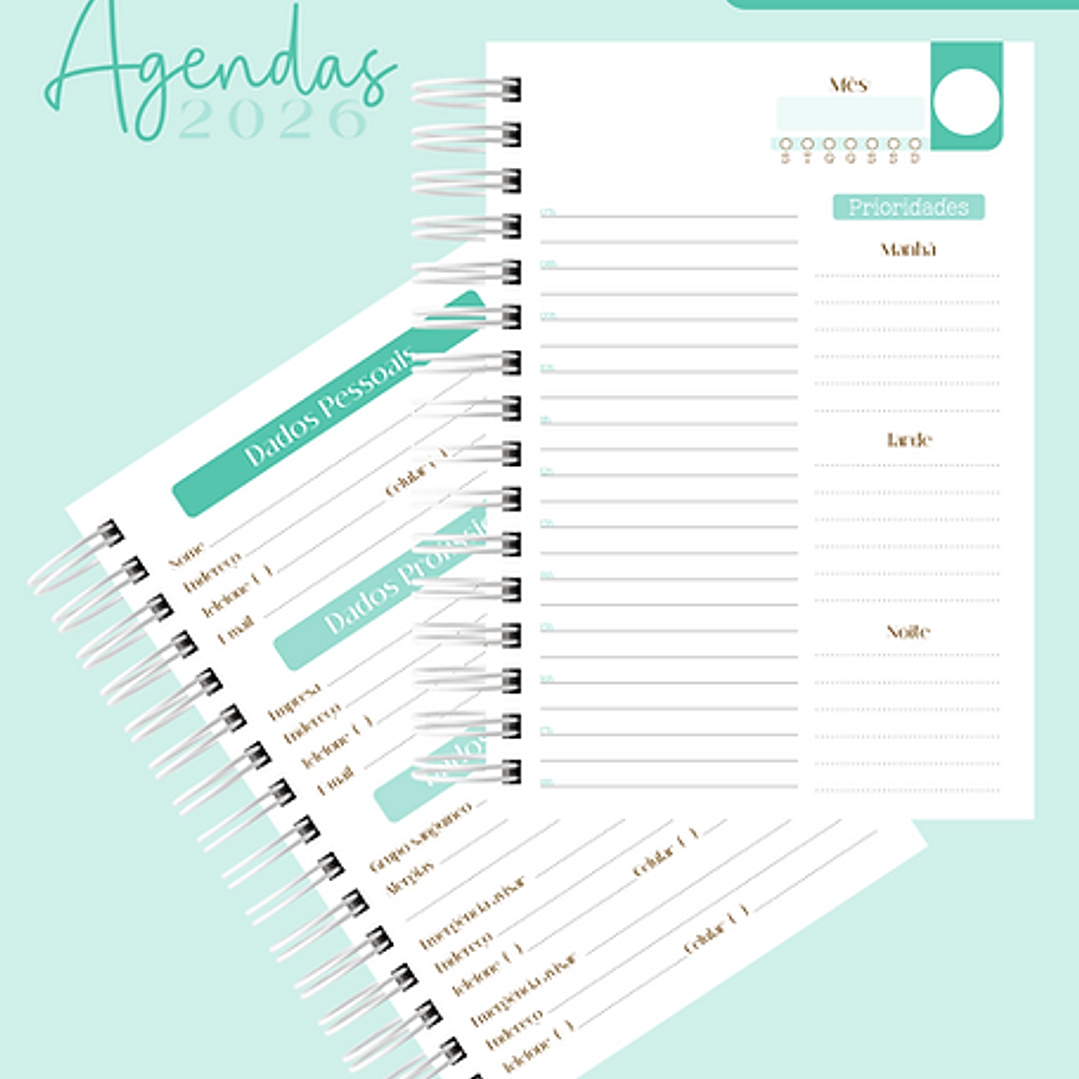 Arquivo Combo Agendas 2026 - Candy Design  6