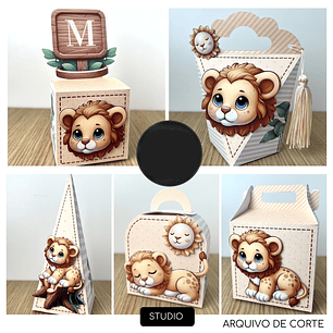 Arquivo de Corte Leãozinho 16 - Mimos Digitais 